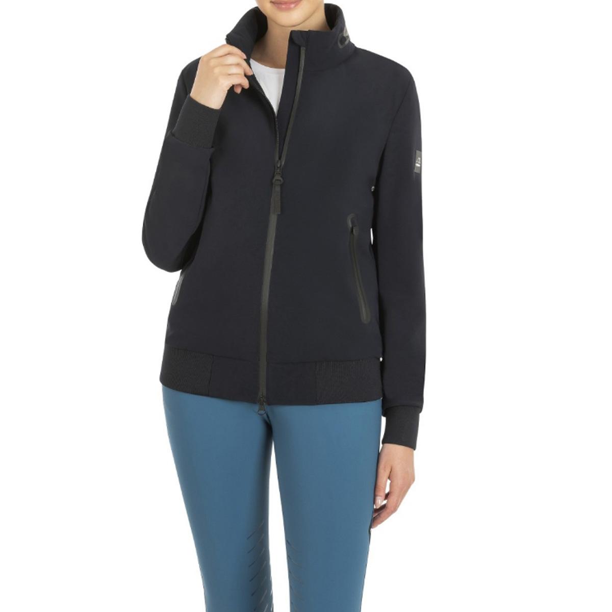 SOFTSHELL DONNA FULLZIP CON CAPPICCIO MOD.CASSIEC 09EQ-Q10699 002BLU EQUILINE 
