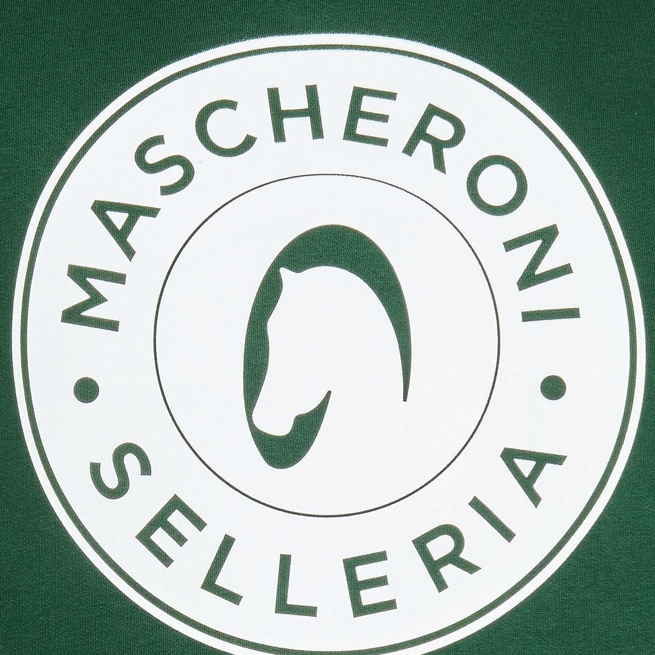 Felpa Girocollo Unisex Mascheroni Selleria 09MA-K4025 VERDE MASCHERONI SELLERIA 