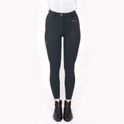 Pantalone Da Equitazione Da Donna Half Grip Parigi Mascheroni Antracite 09MA-05PARIGI 344ANTRACITE MASCHERONI SELLERIA 