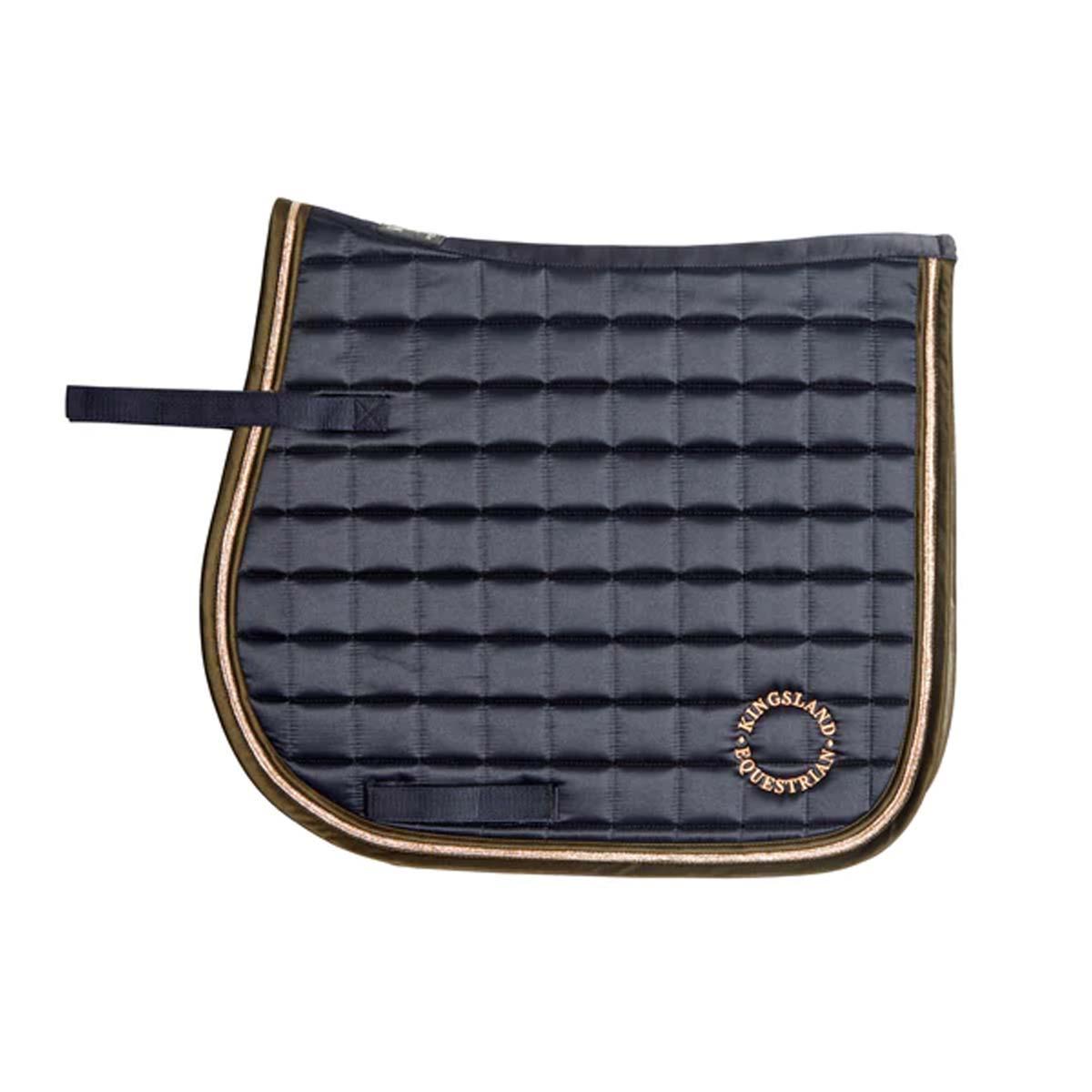KINGSLAND SOTTOSELLA DA DRESSAGE IN RASO E LUREX MOD.KLSELENA KINGSLAND Blu sottosella 29KING-2230424651-DR 6020NAVY KINGSLAND 