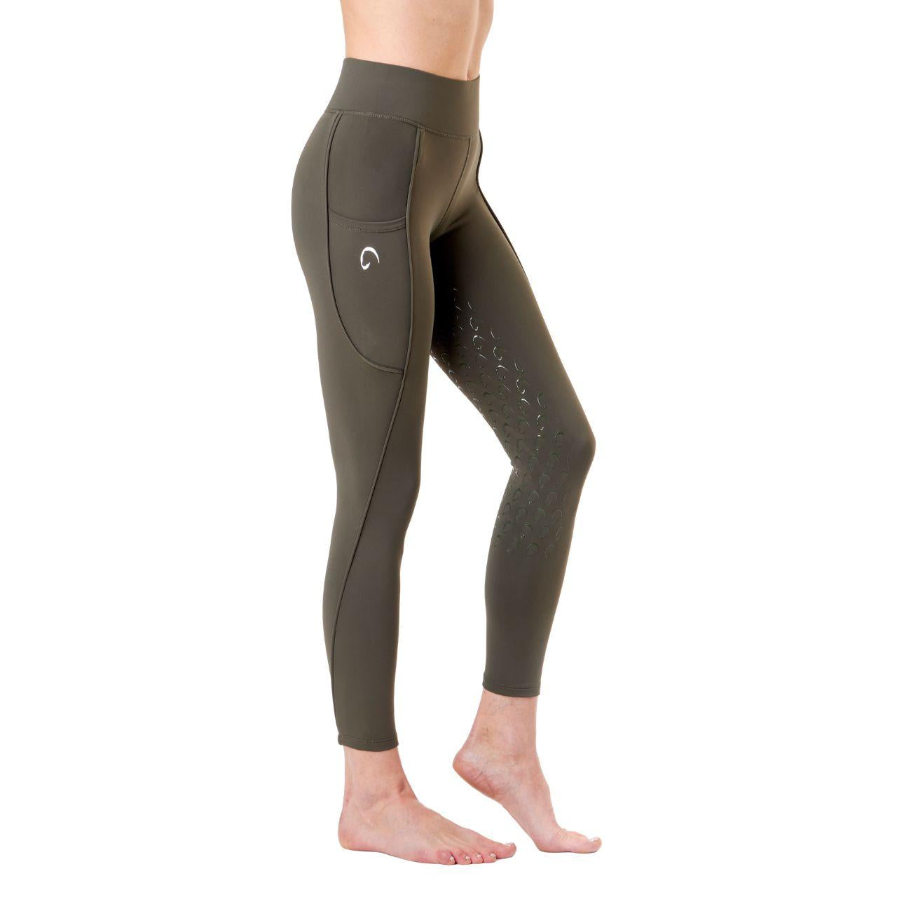 Leggings Donna Full Grip Mascheroni Verde 30MA-LEGGINGS GREEN MASCHERONI SELLERIA 