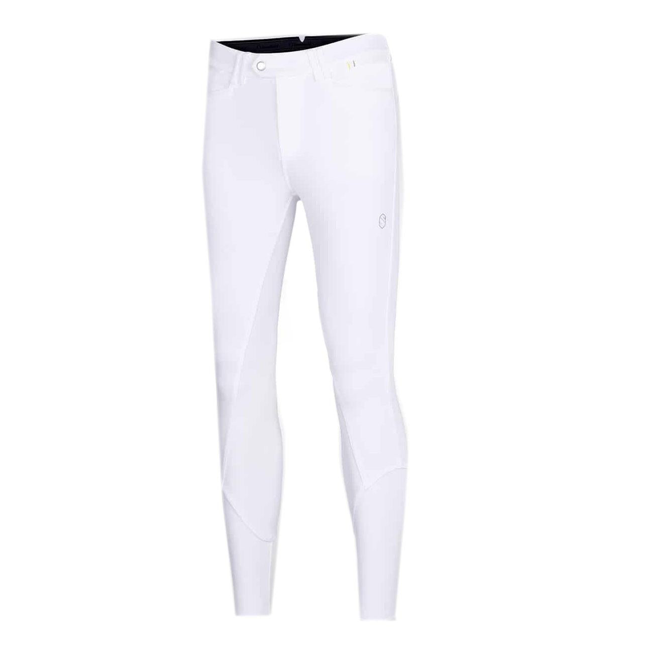 Pantaloni Da Equitazione Da Uomo Brch Samshield Bianco 09SS-BRCH+ WHITE SAMSHIELD 
