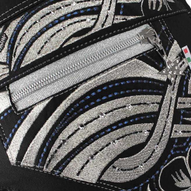 ANIMO Nuevo Nero Pantaloni Da Equitazione 10AMNUEVO NERO ANIMO 