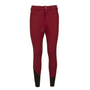 PANTALONI DA EQUITAZIONE DONNA CON GRIP AL GINOCCHIO SYRACUSE 31VE-W1003_65002 00047 ROSSO SCURO VESTRUM