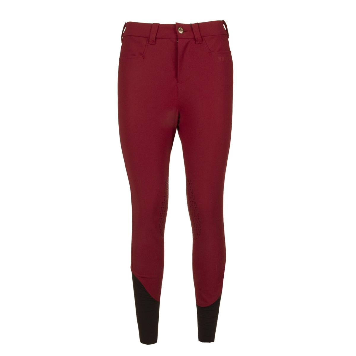 PANTALONI DA EQUITAZIONE DONNA CON GRIP AL GINOCCHIO SYRACUSE 31VE-W1003_65002 00047 ROSSO SCURO VESTRUM