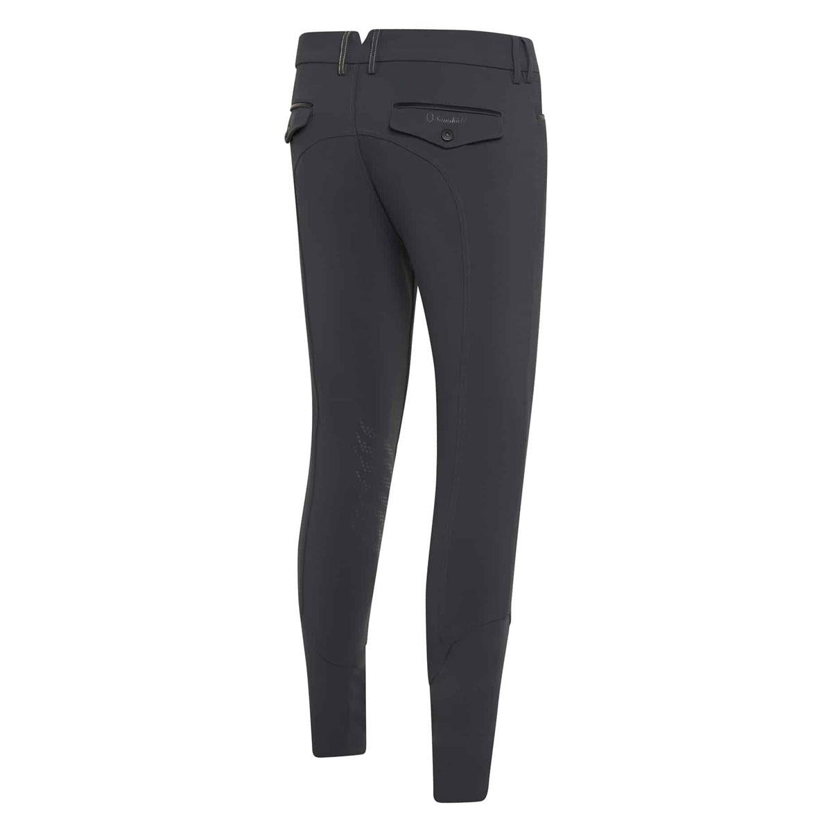 PANTALONE DA EQUITAZIONE UOMO GRIP AL GINOCCHIO MOD.MARCEAU MATT 30SS-MARMATT DARK SHADOW SAMSHIELD 