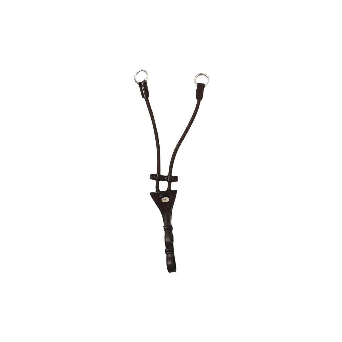 DY'ON FORCHETTA MARTINGALA ELASTICA FIBBIERIA INOX Marrone MARTINGALE E FORCHETTE 09DYB415 BROWN DY'ON 