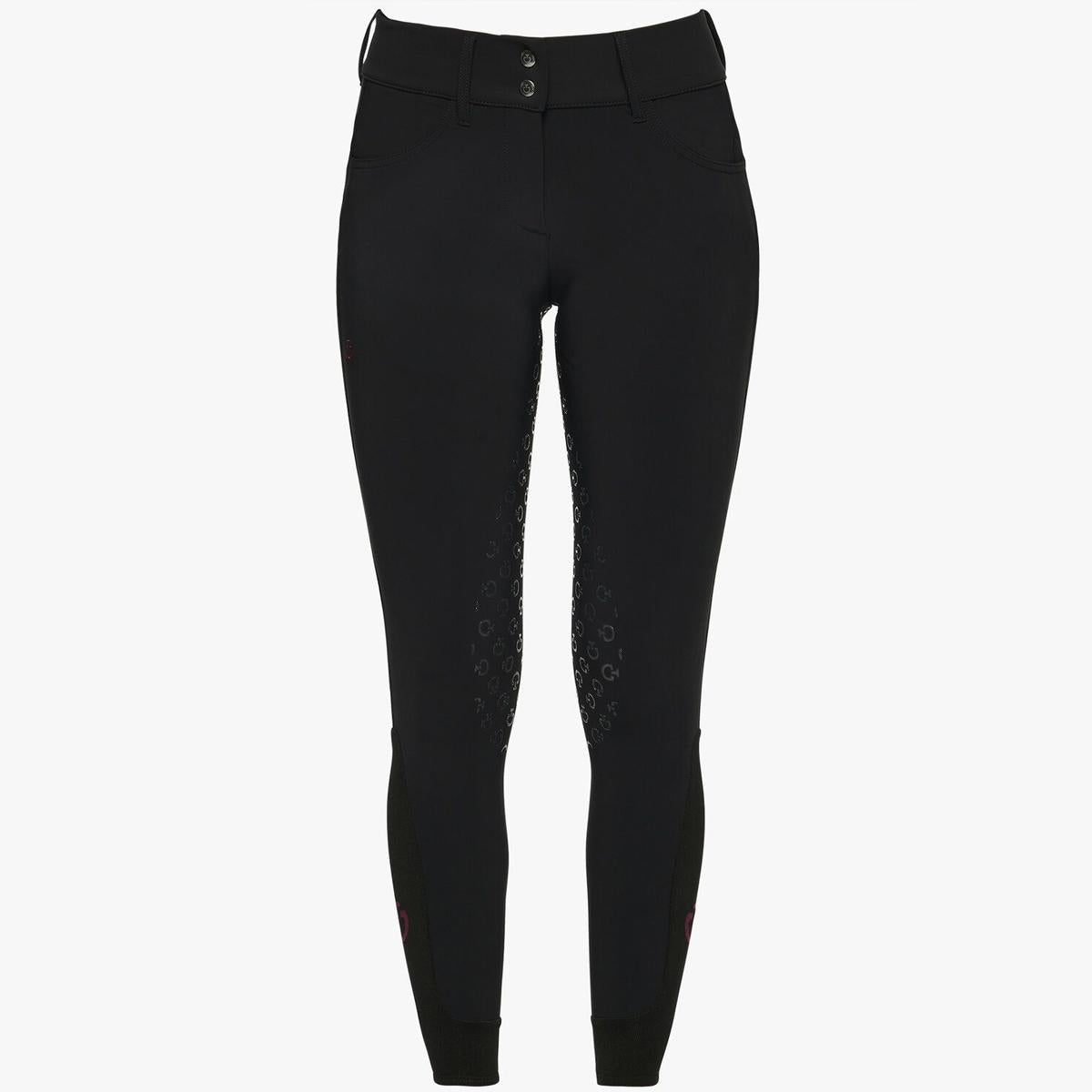PANTALONI DA EQUITAZIONE DONNA FULL GRIP CAVALLERIA TOSCANA 29CT-PAD096JV013 9999BLACK CAVALLERIA TOSCANA