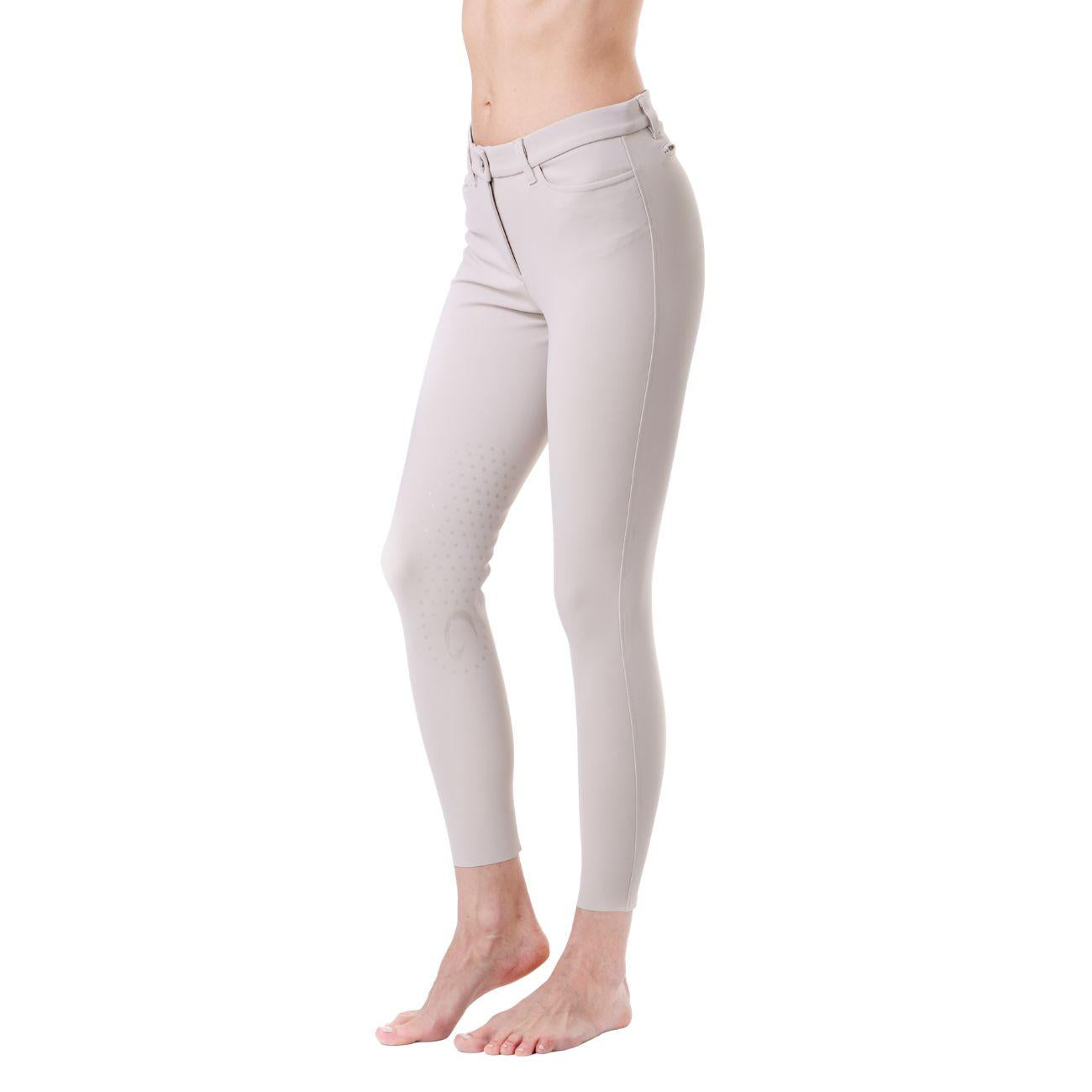 Pantalone Da Donna Milano Half Grip Mascheroni Beige 09MA-01MILANO 361BEIGE MASCHERONI SELLERIA 