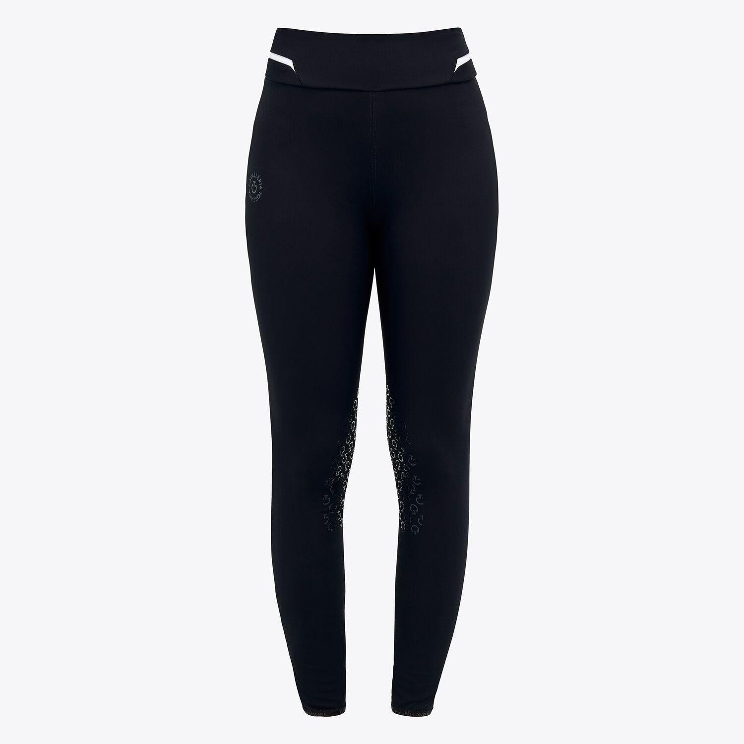 LEGGINS DONNA A VITA ALTA  CAVALLERIA TOSCANA 29CT-PAD176JE115 7901BLU NAVY CAVALLERIA TOSCANA
