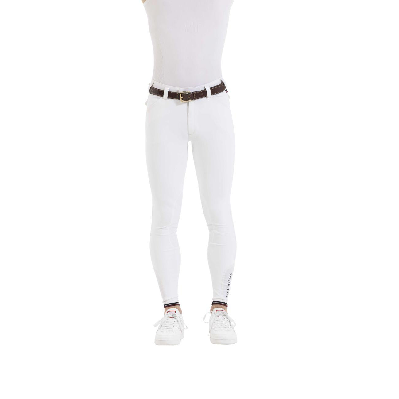 Pantaloni Da Uomo Eliot Equitheme 979368 WHITE EQUITHEME 