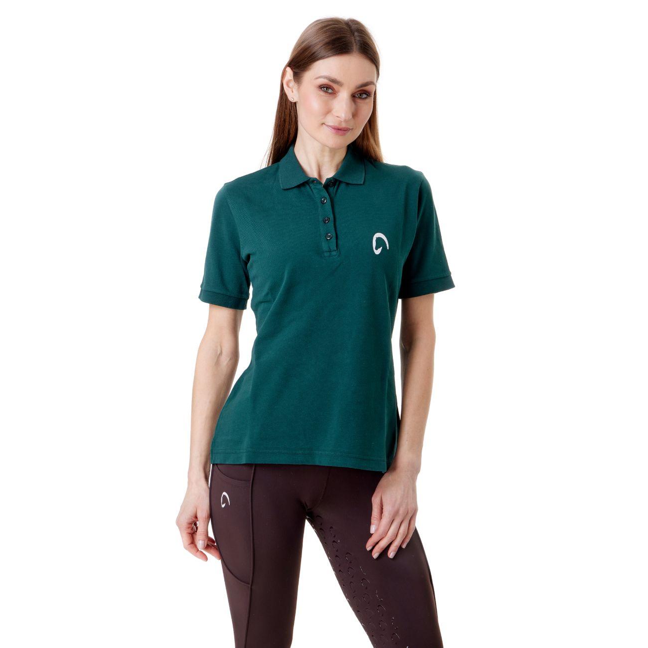 Polo Donna Piquet Mascheroni POLOD0025 VERDE SCURO MASCHERONI SELLERIA 