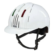 Cap Kep Italia Endurance Bianco Lucido Con Griglie Bandiera Italiana CRABS.WHV+ BIANCO KEP ITALIA 