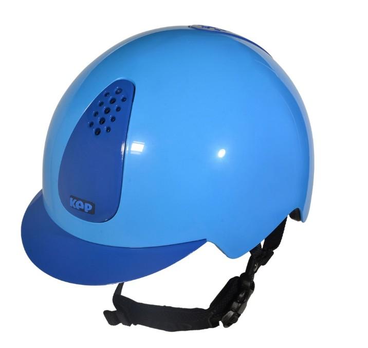 KEP ITALIA Cromo 2.0 Light Blue/Blue NAN Riding Helmet