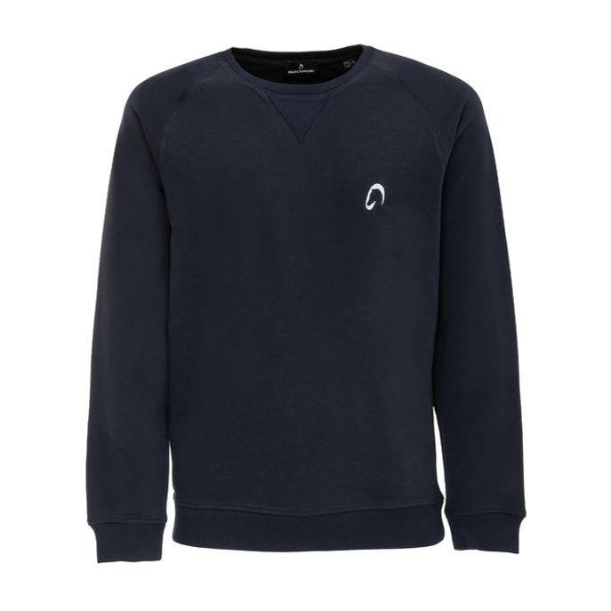 Felpa Da Uomo Girocollo Mascheroni Blu MASCHERONI-K480 NAVY MASCHERONI SELLERIA 