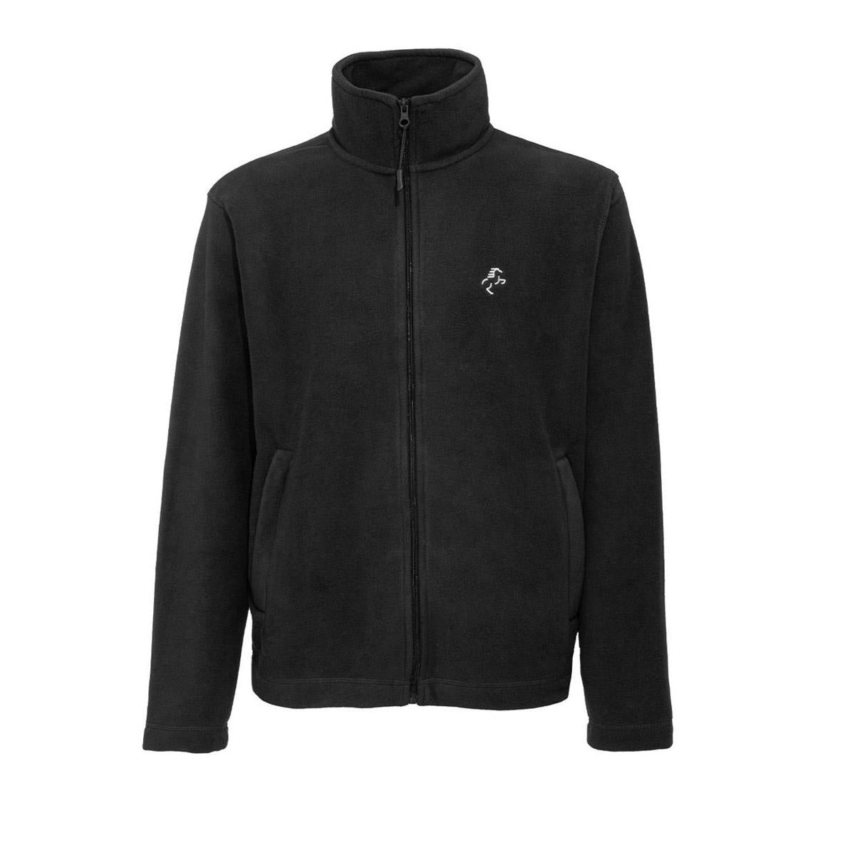 MICROPILE DONNA FULL ZIP 09EH-907 BLACK EQUINE HORSE
