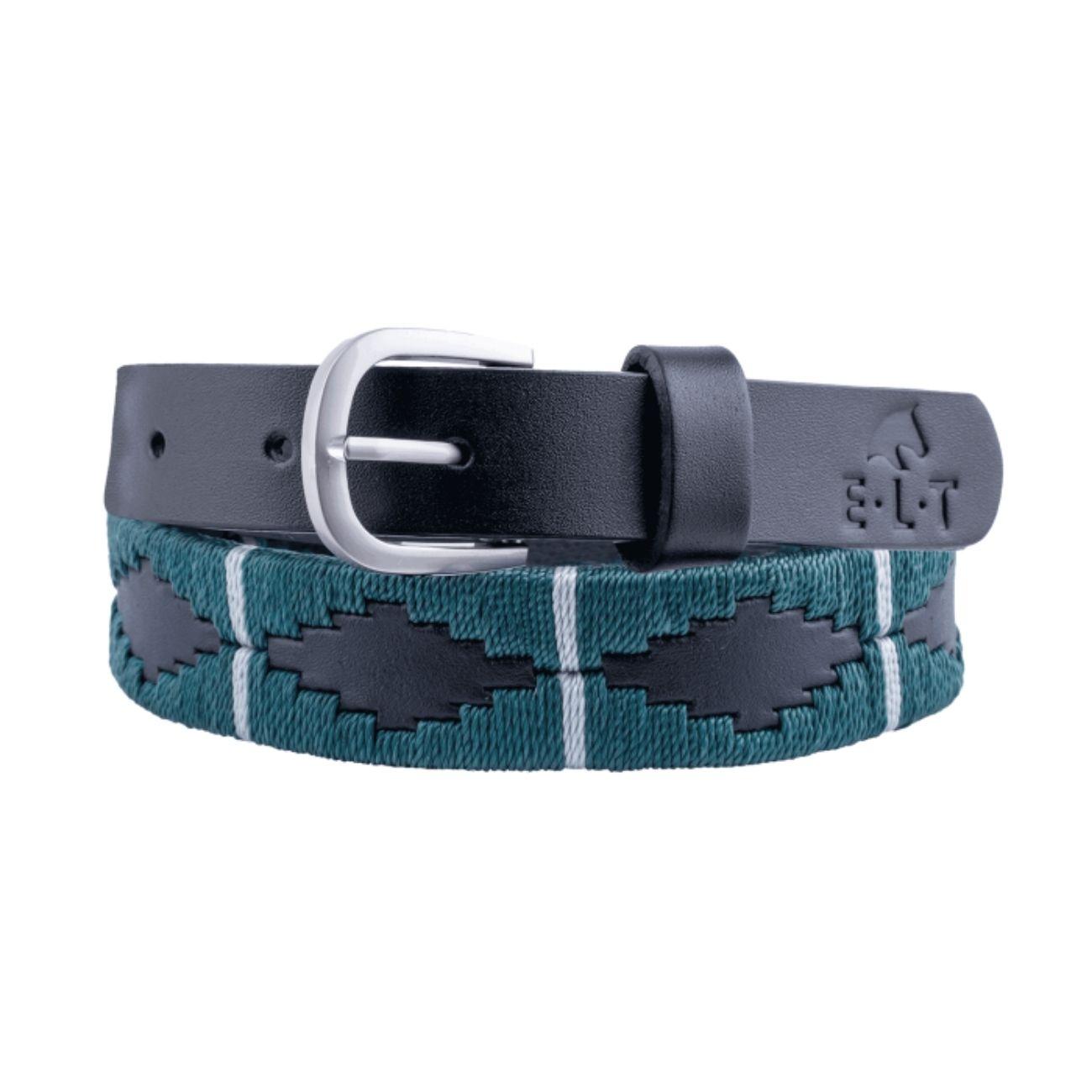 Cintura In Cuoio Modello Gemma Petrolio 32380 36PETROLBLUE ELT 