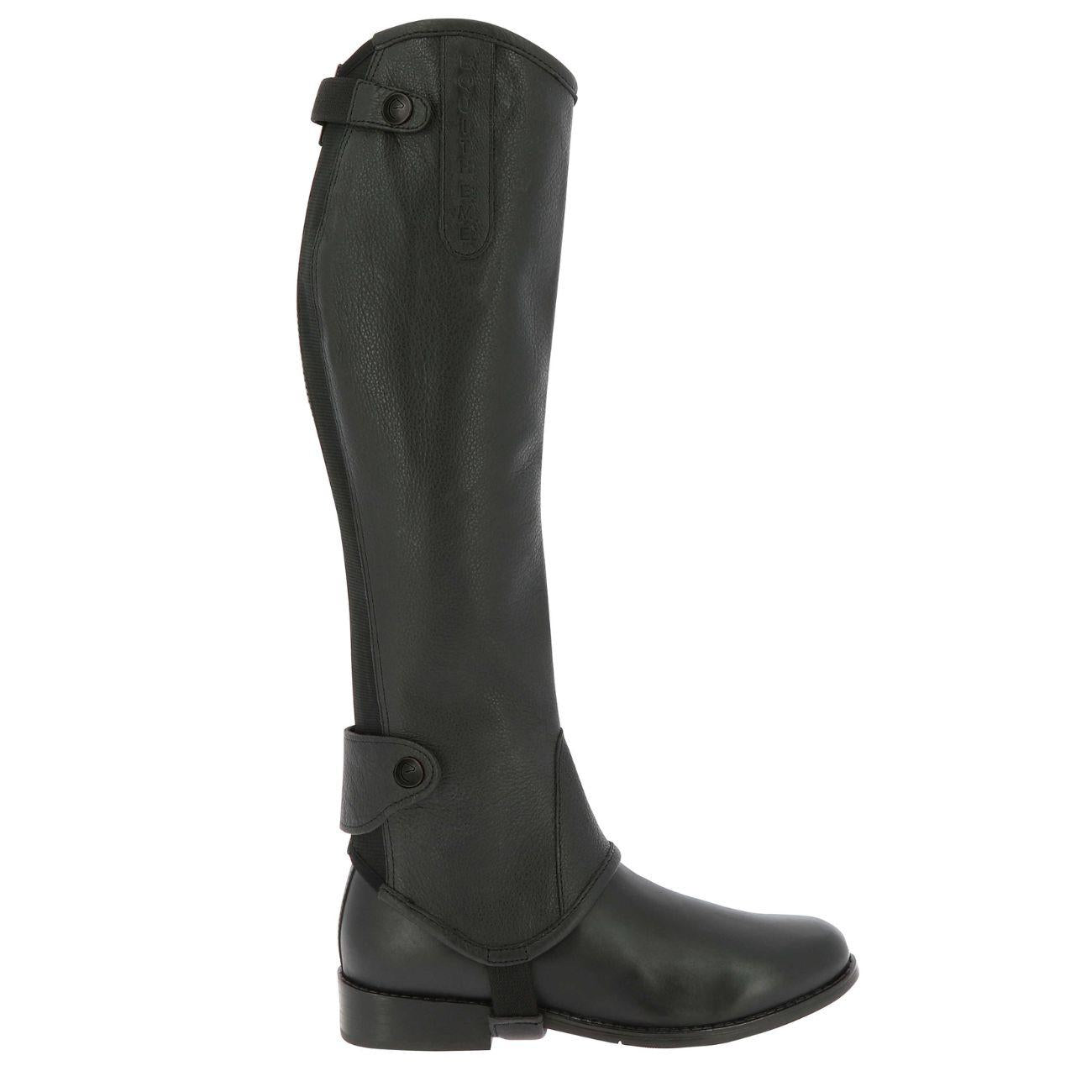 Ghette Half Chaps Soft Equitheme 913235 BLACK EQUITHEME 