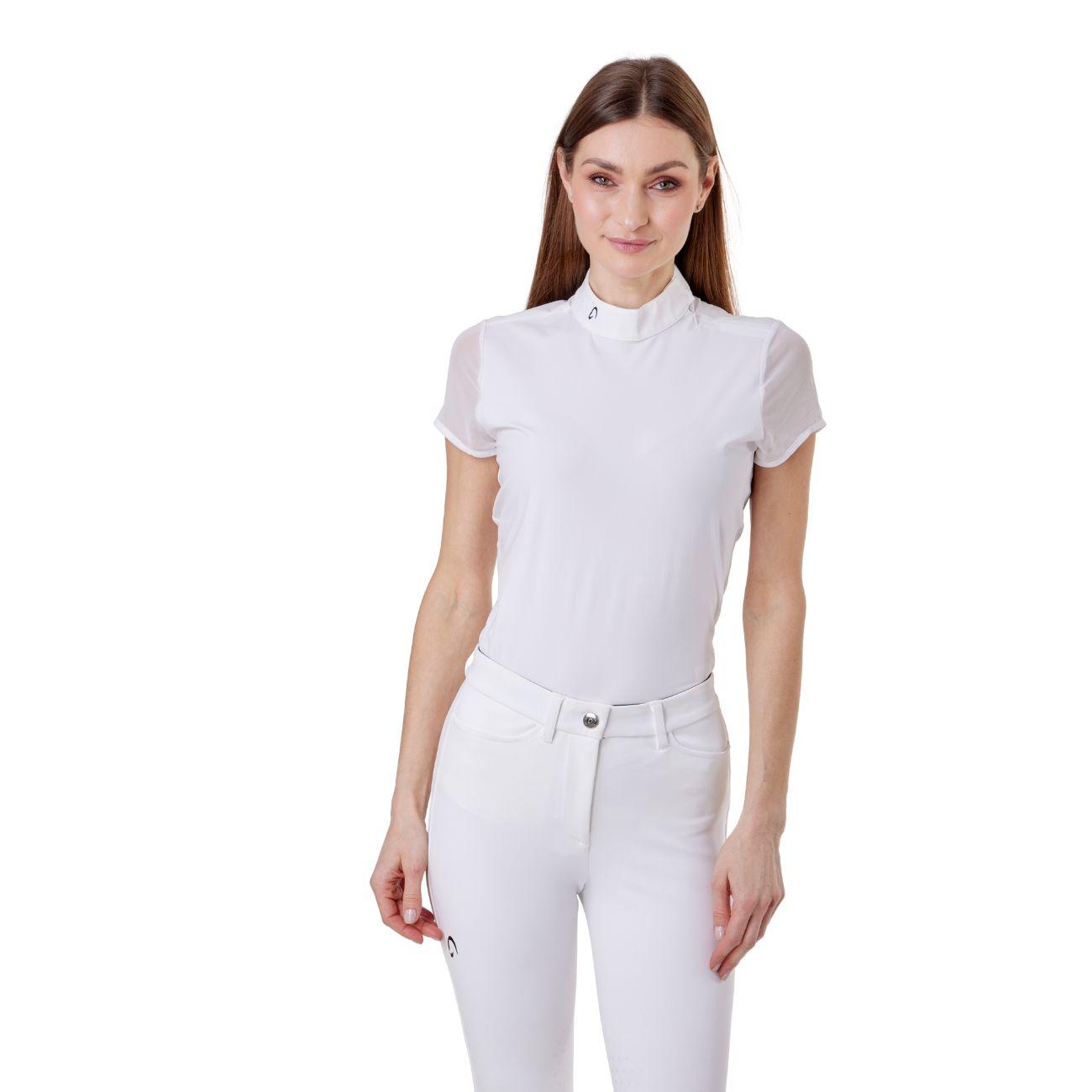 Polo Da Concorso Donna Manica Corta Mascheroni MASDPMC01 WHITE MASCHERONI SELLERIA 