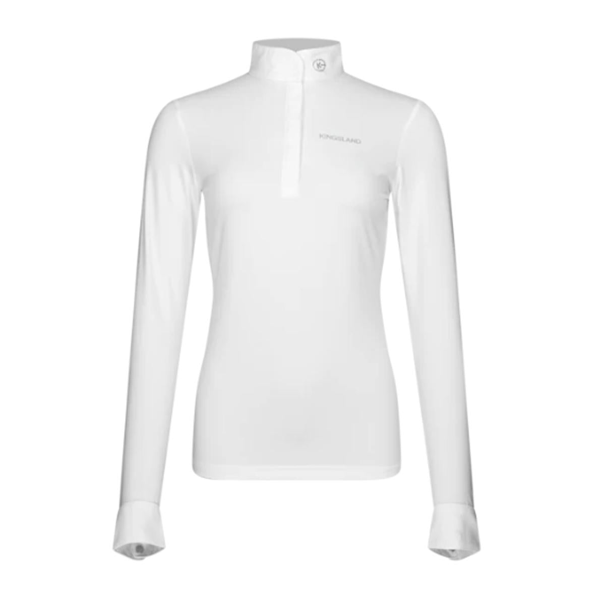 CAMICIA DA CONCORSO DONNA CON GLITTER GLORIA 31KING-2340223419 6000WHITE KINGSLAND