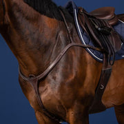 DY'ON LONG BRIDGE BREASTPLATE US COLLECTION Marrone PETTORALI US06C BROWN DY'ON 