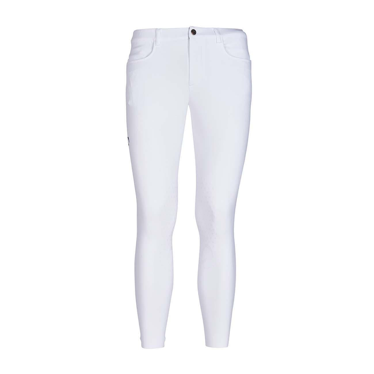 PANTALONE DA EQUITAZIONE UOMO CON GRIP 4 TASCHE 09MA-04ROMA 001BIANCO MASCHERONI SELLERIA