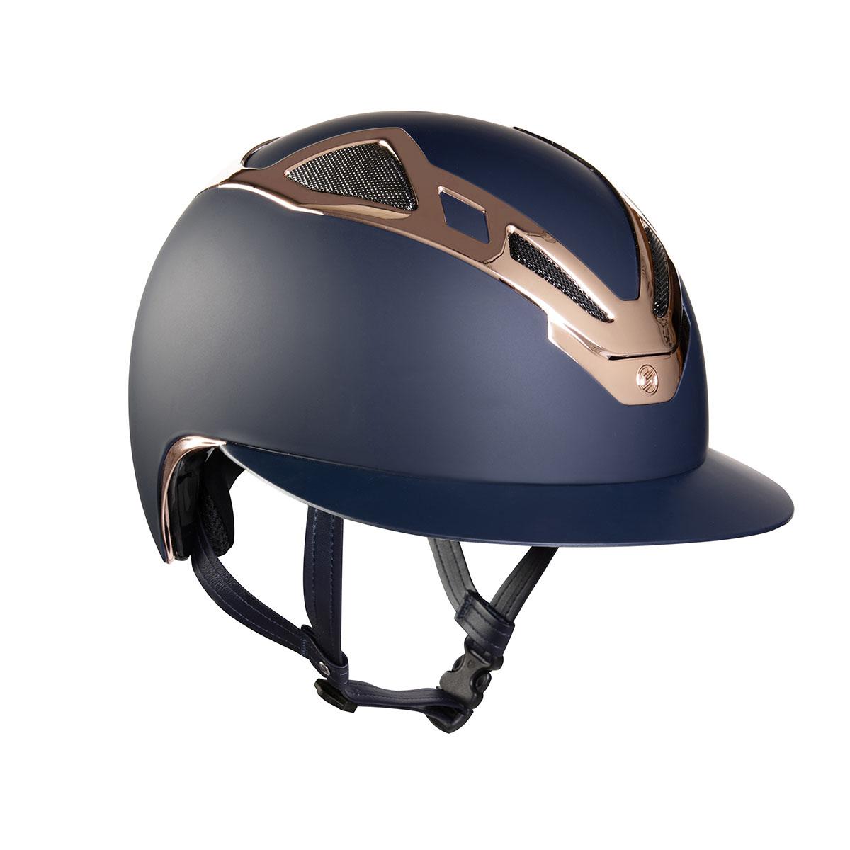 Casco AP Chrome Lady Suomy Blu/Oro rosa