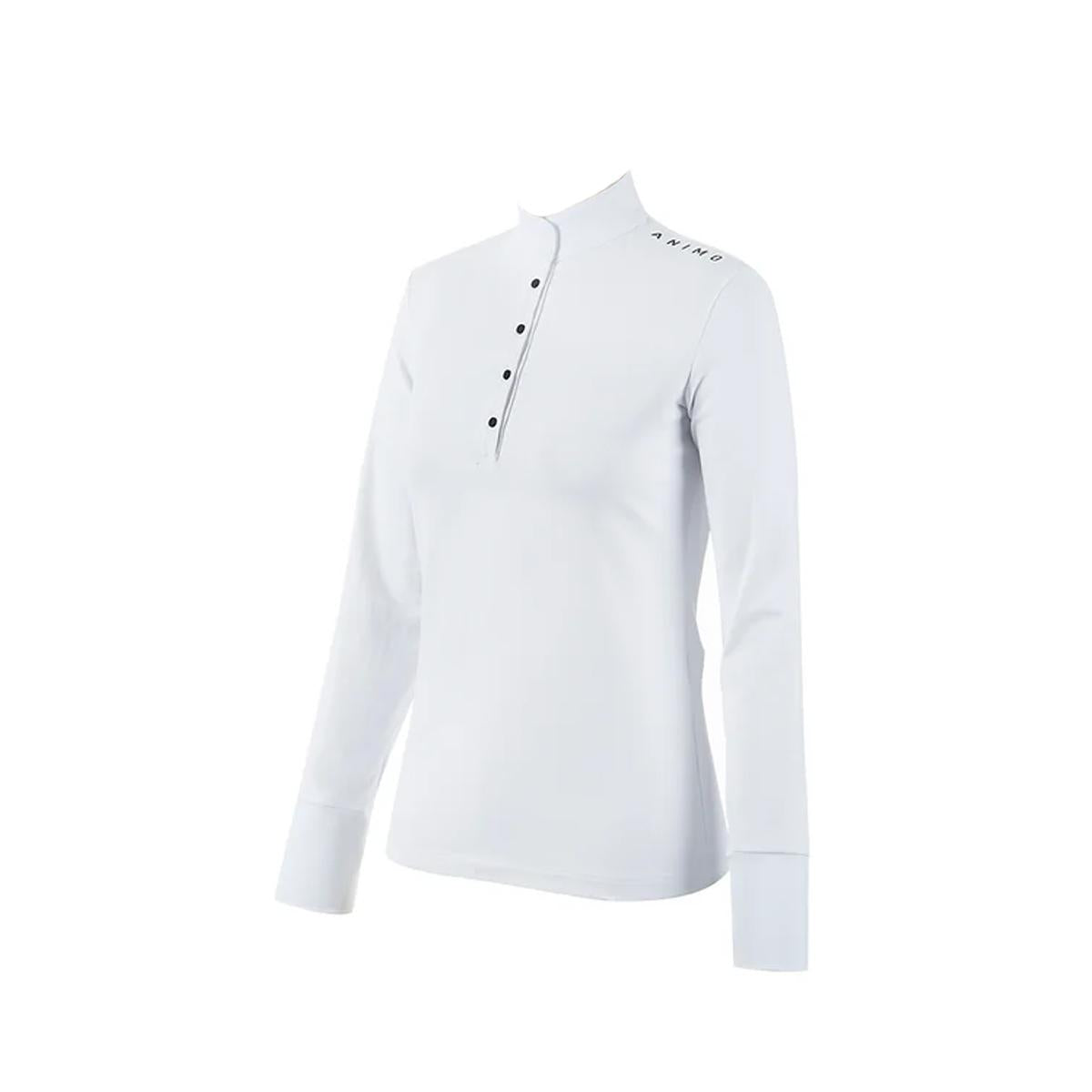 POLO DA EUITAZIONE DONNA BONJIN 22X ANIMO 29AM-ABONJPMLD BIANCO ANIMO