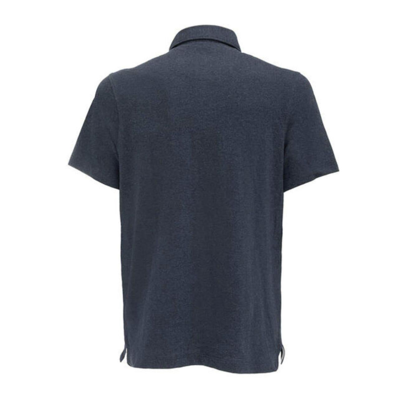 Polo Da Uomo In Cotone Ecologico Mascheroni Antracite MASCHERONI-NS210 ANTRACITEHEATHER MASCHERONI SELLERIA 