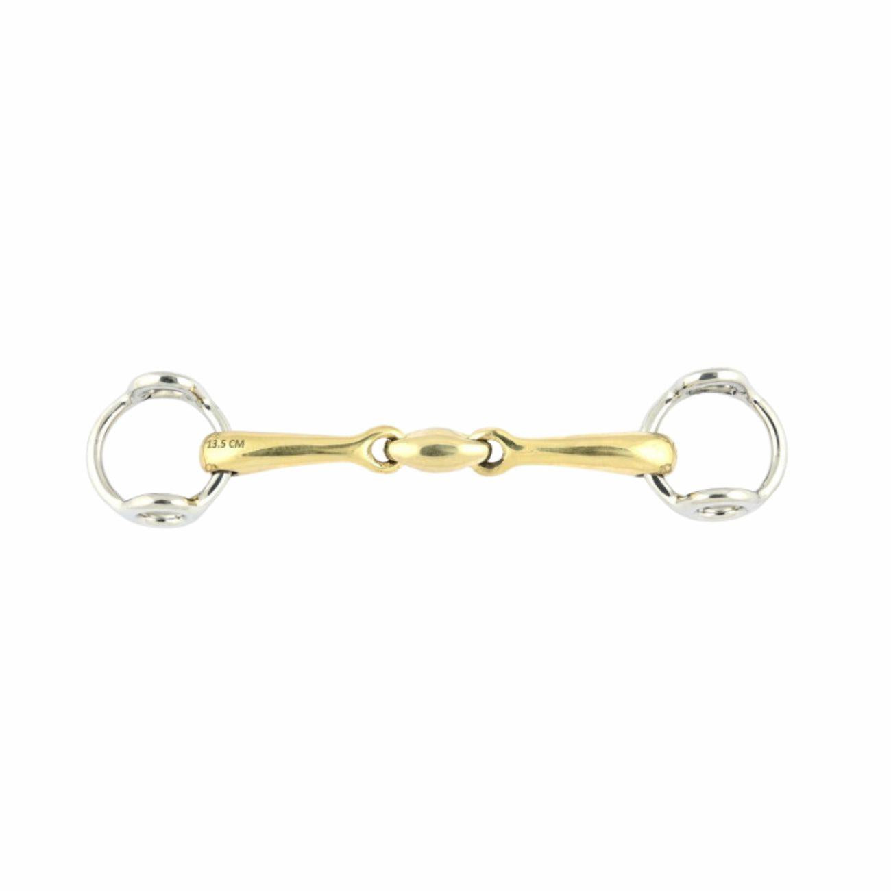 JUMP'IN FILETTO ELEVATORE PER BRIGLIA SPEZZATO IN 3 ANELLI PICCOLI OTTONE elevatore 0043A 09JU0043A OTTONE JUMP'IN 