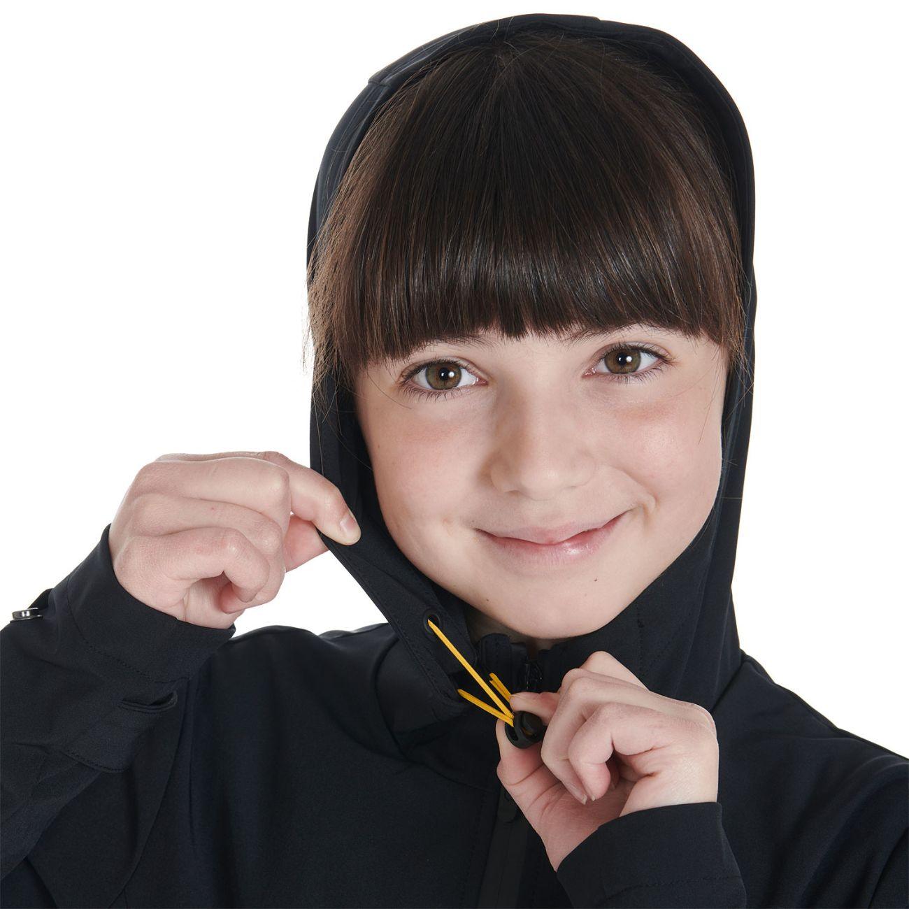 EQUESTRO Softshell Tecnico Junior ETKU00031 BLACK EQUESTRO 