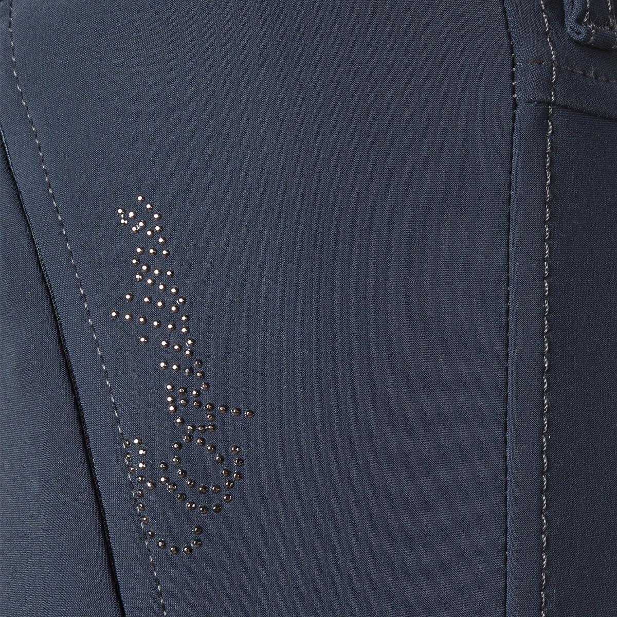 PANTALONE DONNA GRIP AL GINOCCHIO A VITA ALTA ETTIEKH 31EQ-EW023PN09057 002BLU EQUILINE 