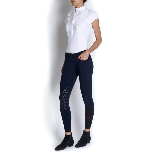 Cavalleria Toscana Pantaloni Da Equitazione 14CTPADN22JE0107001BL/ANT Blu 14CTPADN22JE010 7001BL/ANT CAVALLERIA TOSCANA 