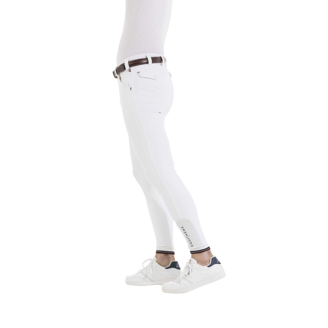 Pantaloni Da Uomo Eliot Equitheme 979368 WHITE EQUITHEME 