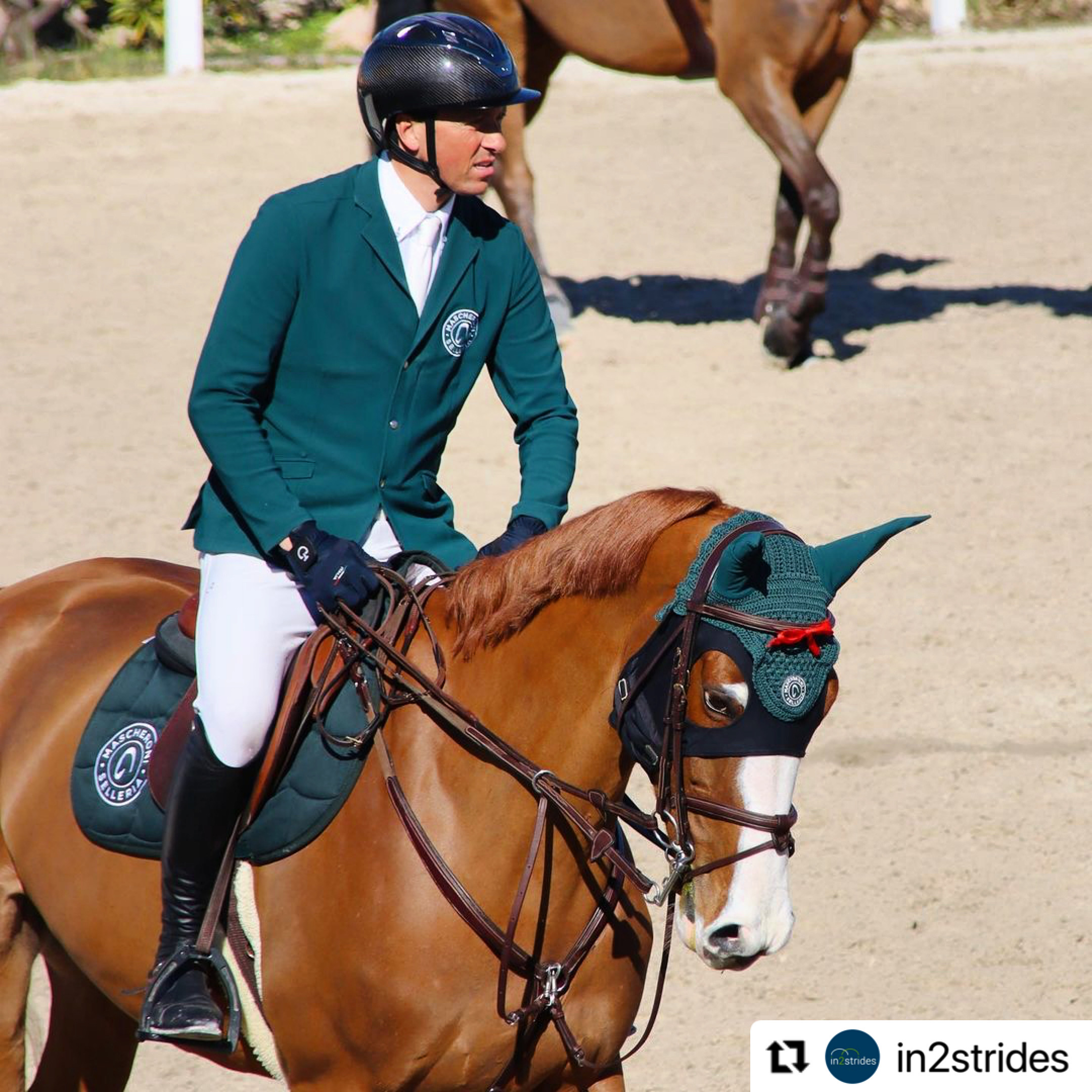 Francesco Turturiello al met Mediterranean Equestrian Tour Oliva Nova Spagna